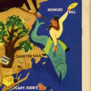 USA William Gropper America FOLKLORE Map Vintage Reprint Art Print Poster 24x36