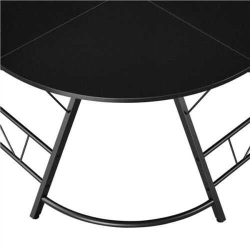 Topeakmart L-Shaped Home Office Corner Desk for Gaming, Writing, or Working Table