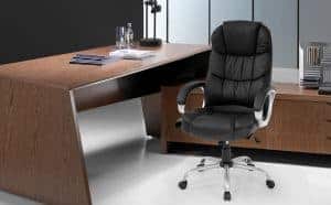 Black Office High-Back Adjustable Ergonomic Chair