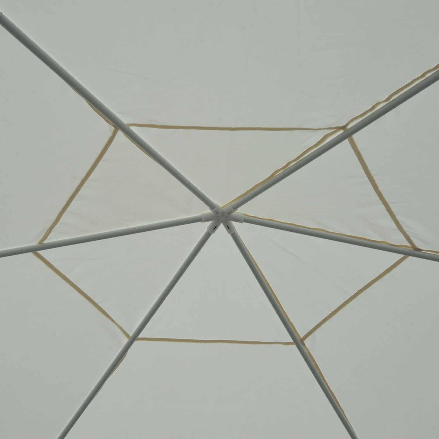 Hexagonal Patio Outdoor Gazebo Canopy w/ Mosquito Net