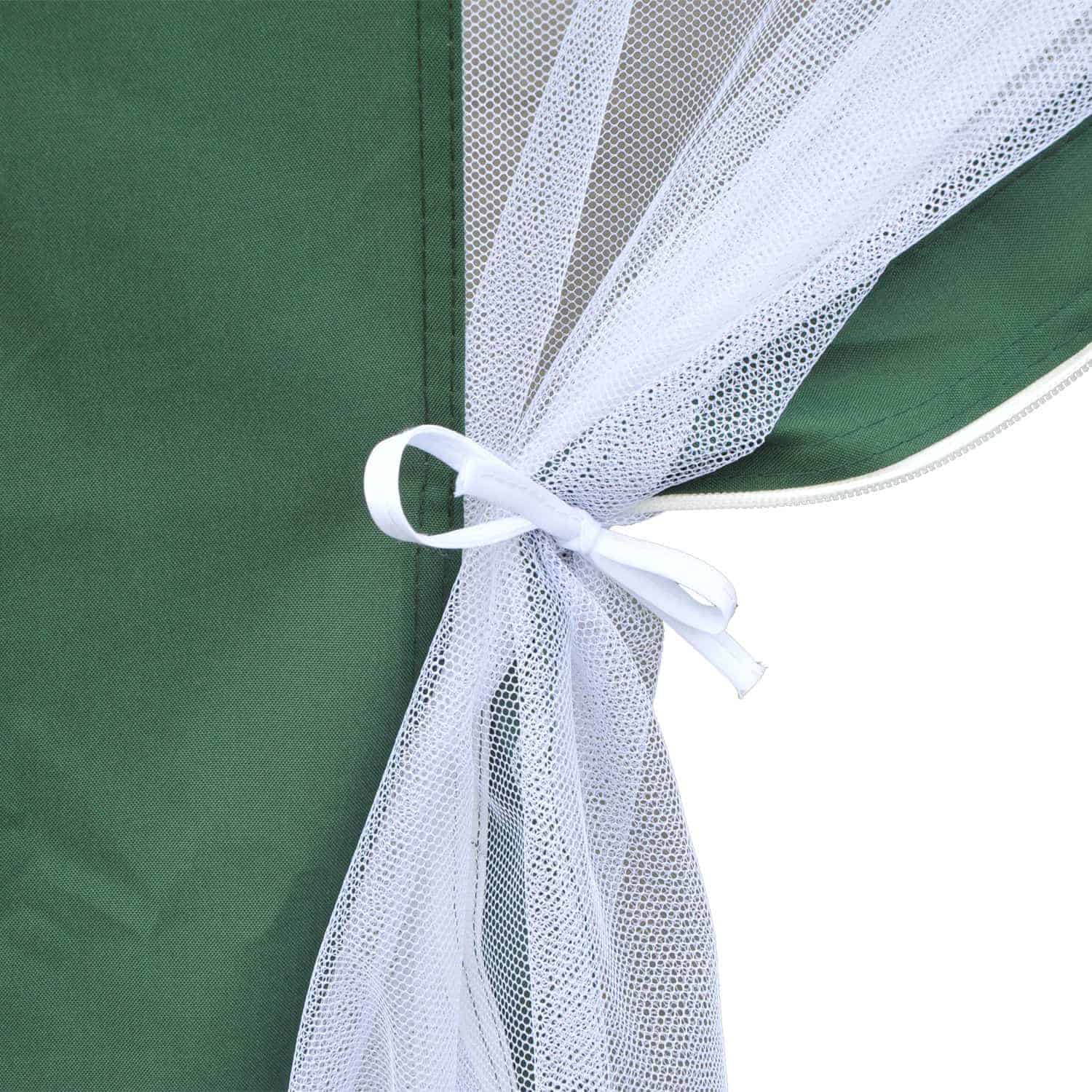 Hexagonal Patio Outdoor Gazebo Canopy w/ Mosquito Net