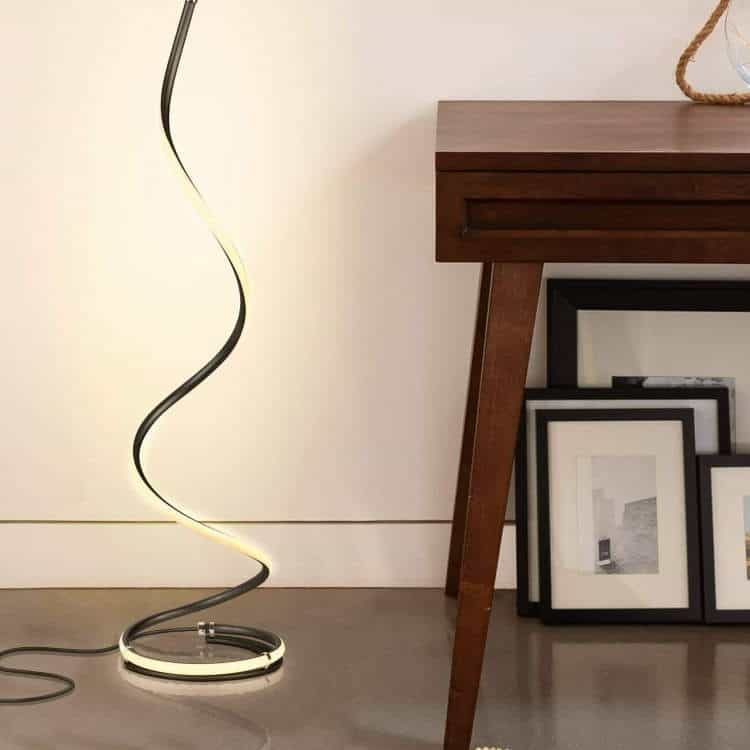 Brightech Dimmable Twisted Modern LED Floor Lamp