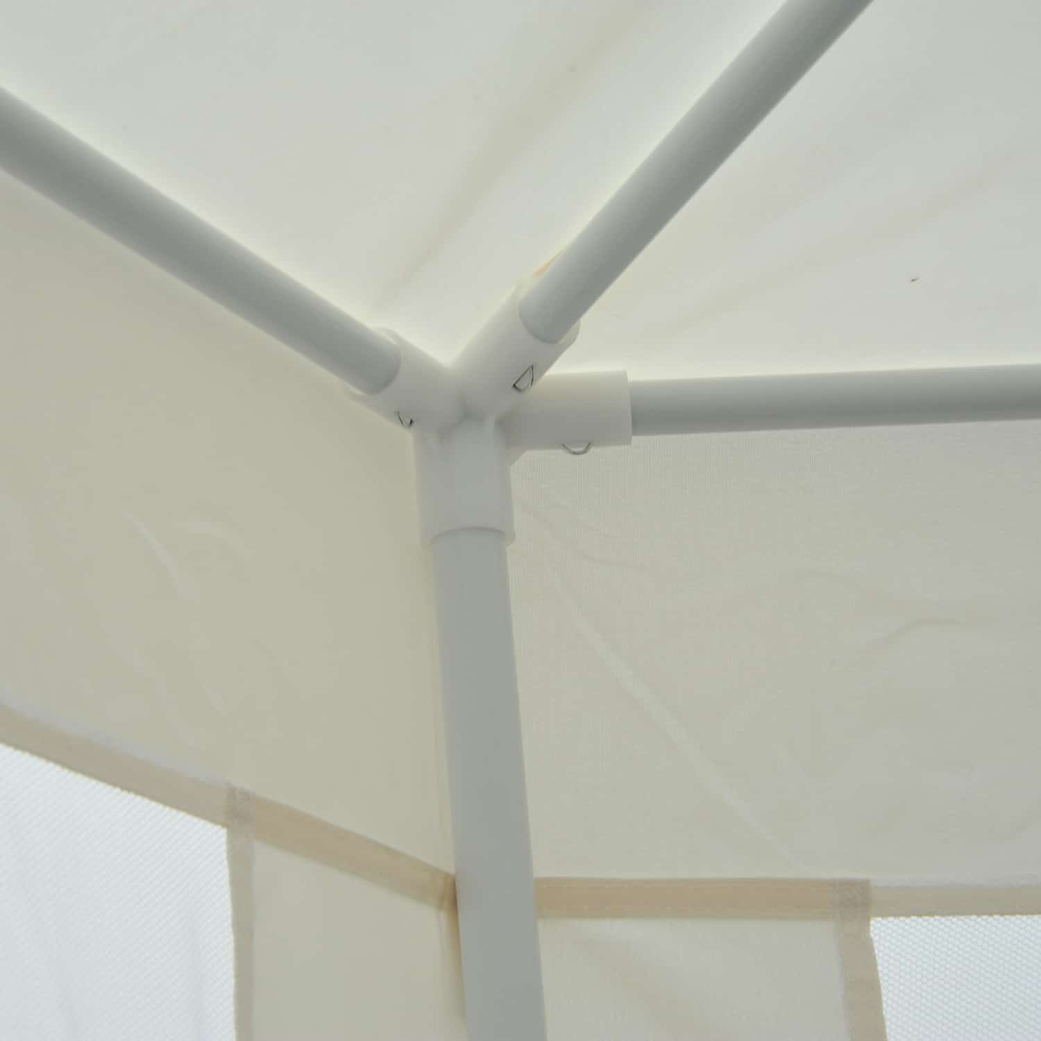 Hexagonal Patio Outdoor Gazebo Canopy w/ Mosquito Net