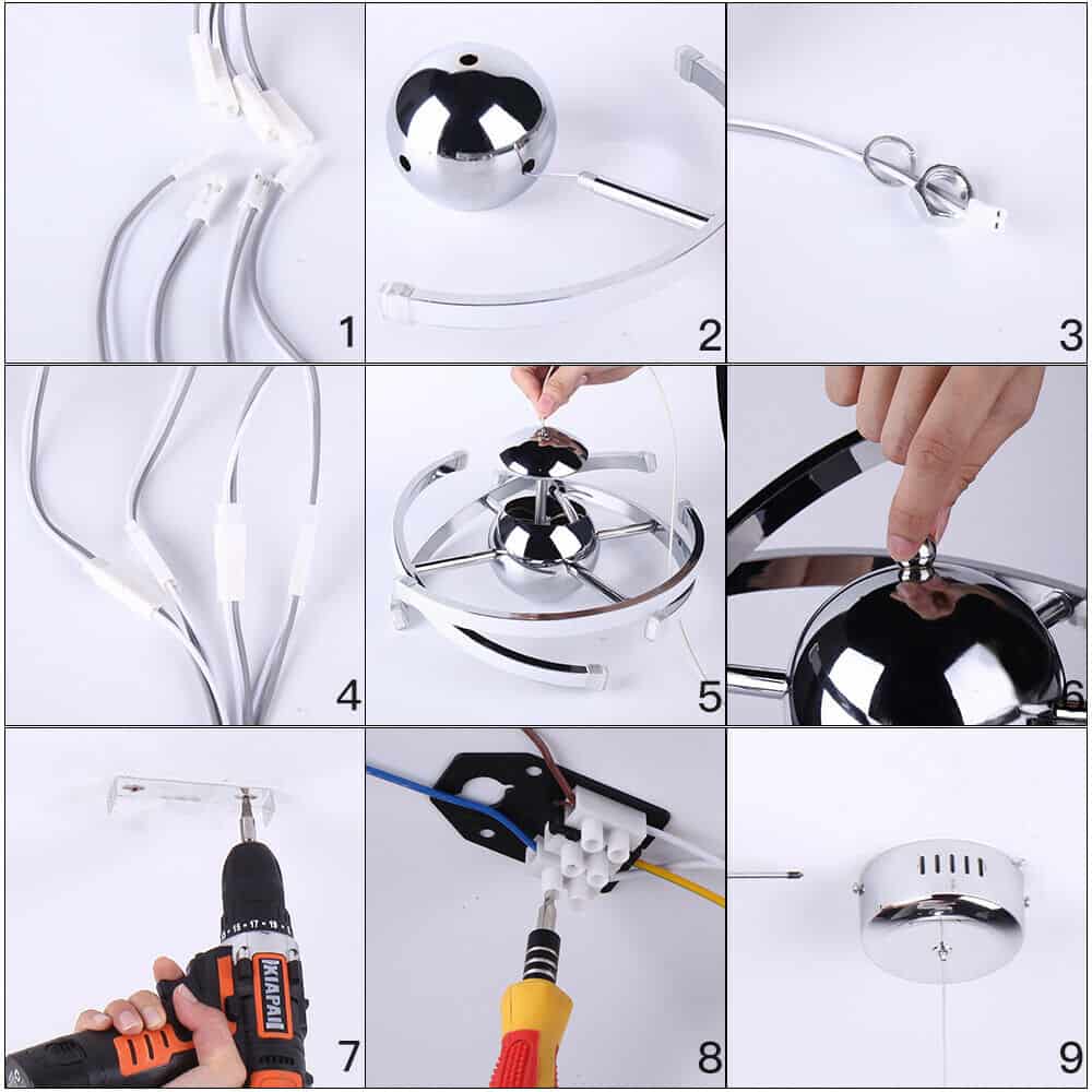 Modern 26W LED Light Chandelier Pendant Lamp Hanging Lights Ceiling Lighting US