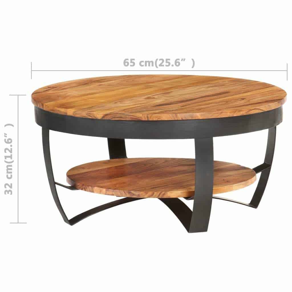 Minimalist Round Coffee Table