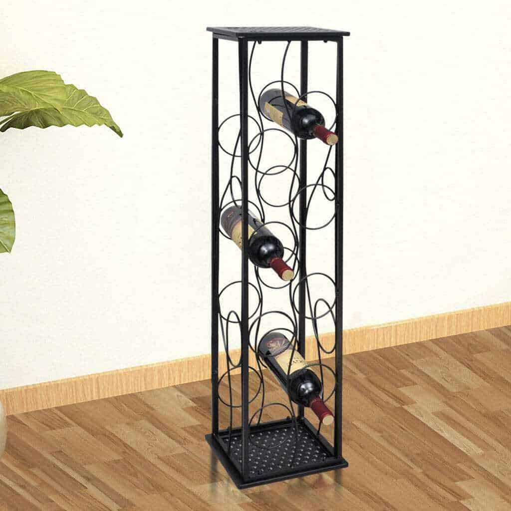 Metal Floor Standing Wine Rack