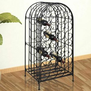 Metal Floor Standing Wine Rack