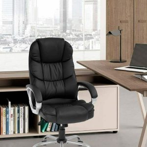 Black Office High-Back Adjustable Ergonomic Chair
