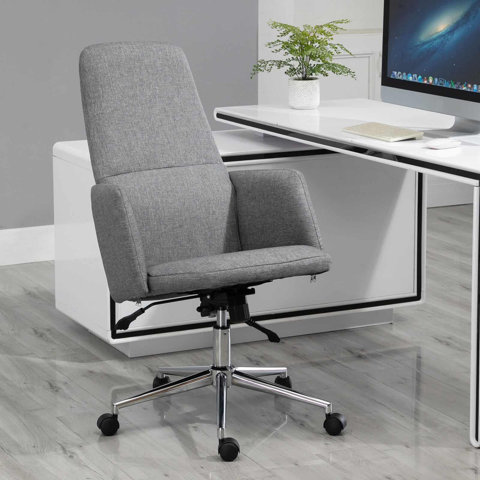 Vinsetto Geometric Design High-Back Office Chair