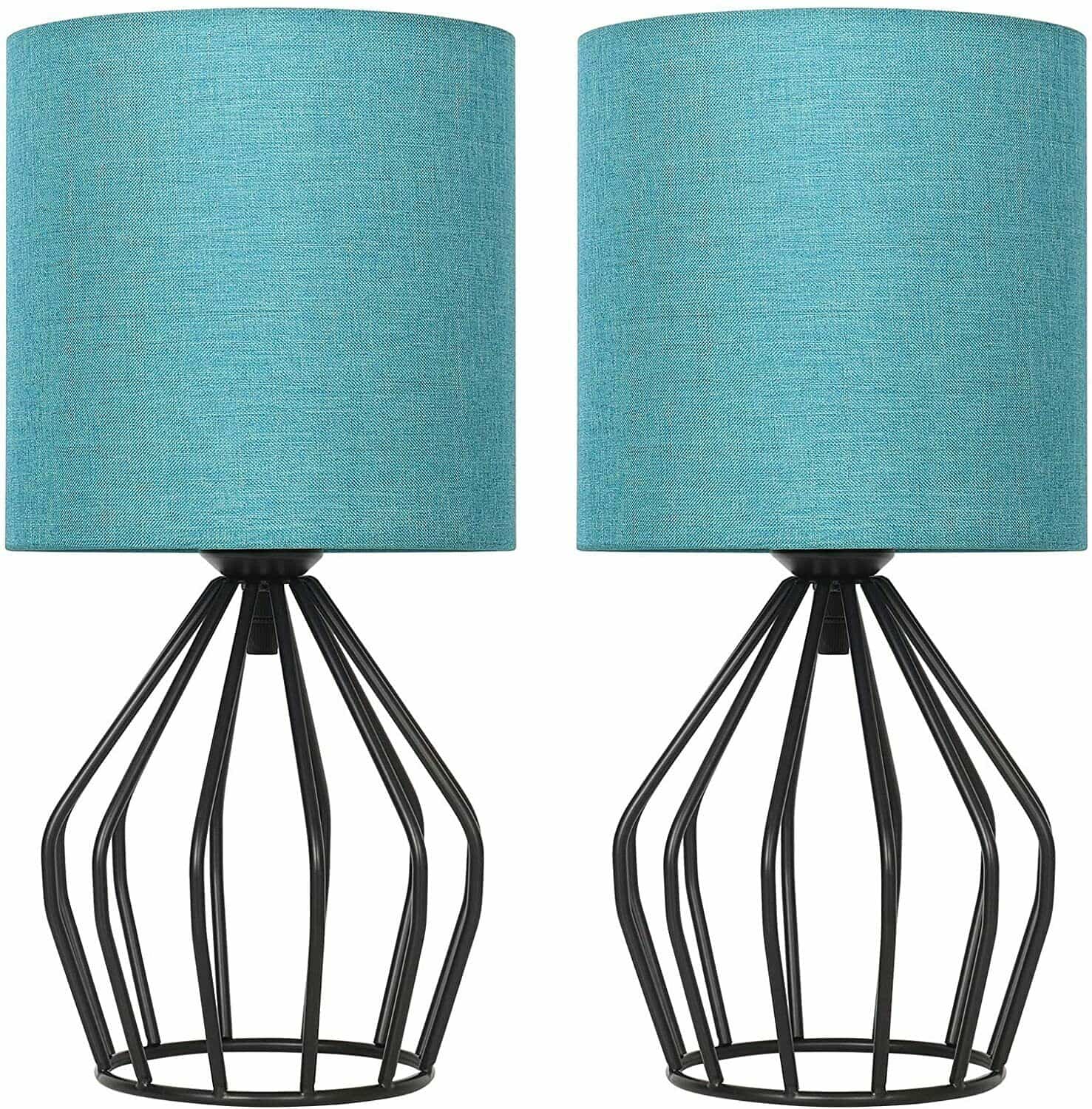 2 Hollowed Base Table Lamps