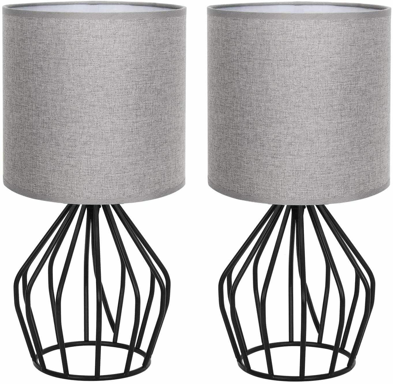 2 Hollowed Base Table Lamps
