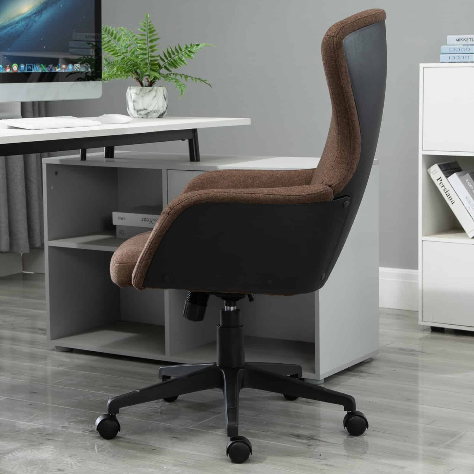 Vinsetto Ergonomic Rolling Office Desk & Computer Chair
