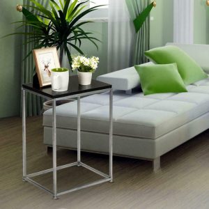 Thin-Framed Bedside Side Table