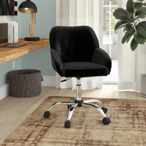 Black Velvet Office Executive Chair