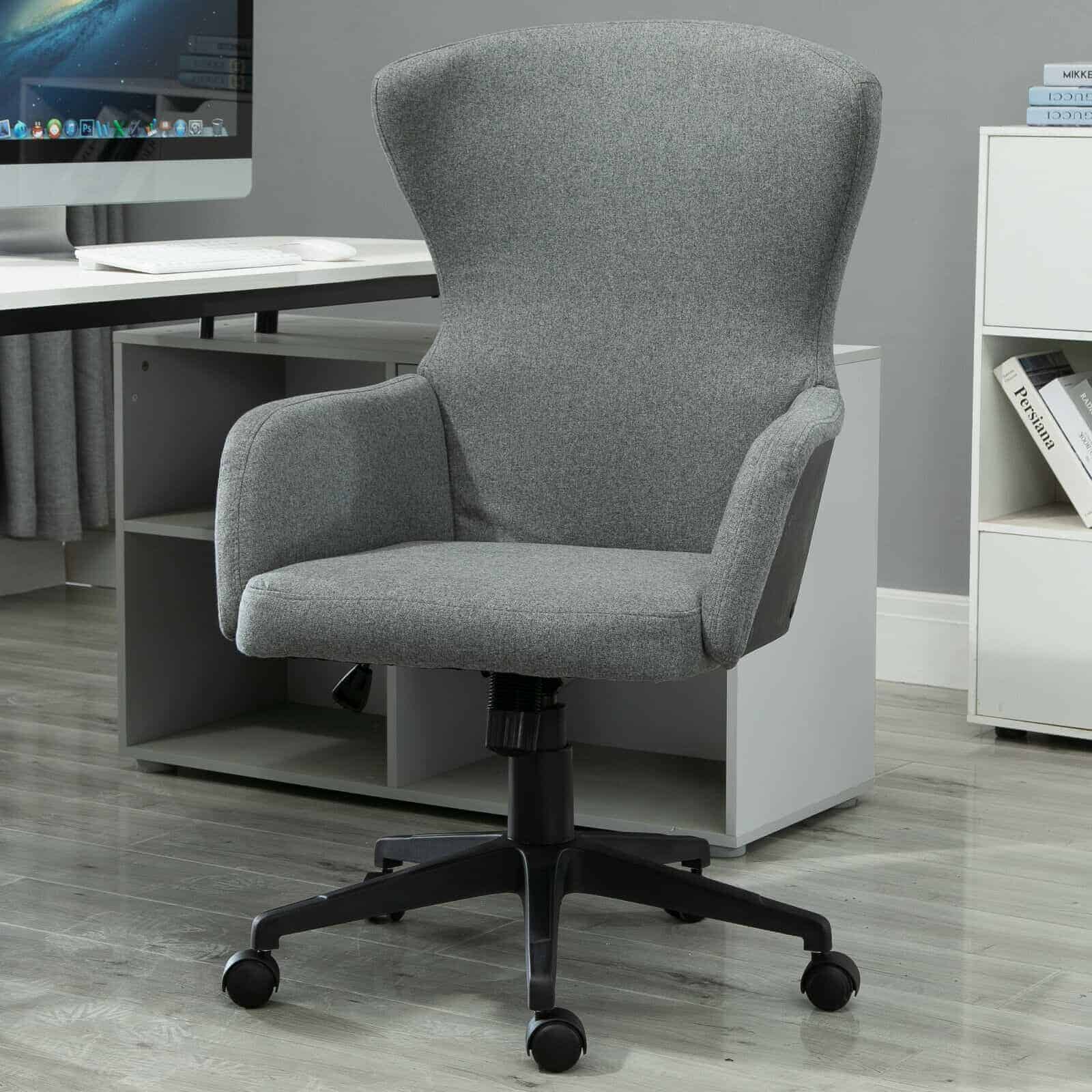 Vinsetto Ergonomic Rolling Office Desk & Computer Chair