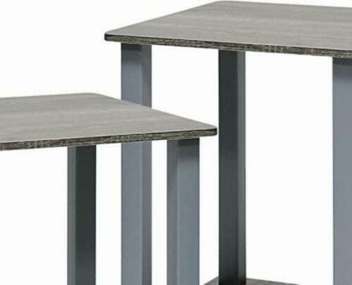 Set Of 2 Composite Wood Nightstand End Tables