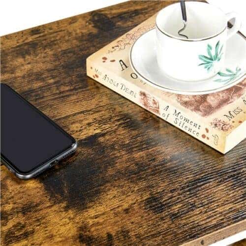 3-Tier Rustic Living Room Side Table