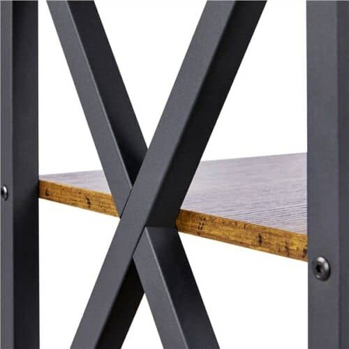3-Tier Rustic Living Room Side Table