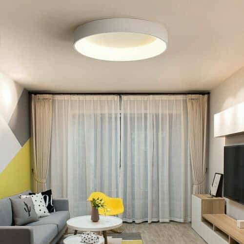 23" Round Hollowed Dimmable LED Ceiling Light