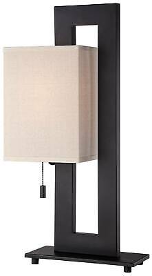 Rectangular Bronze Floating Table Lamp 6