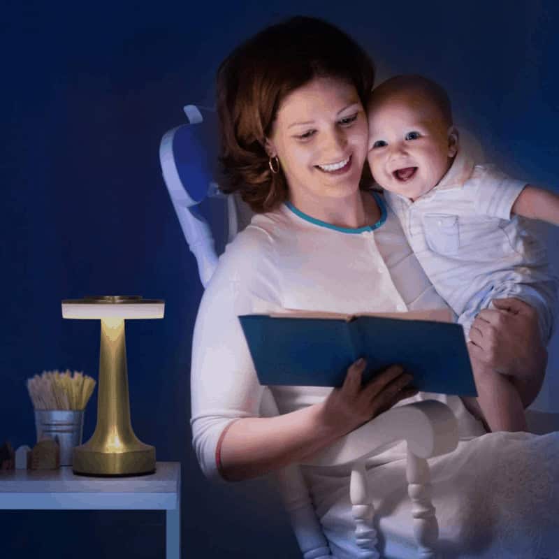 Lamppost Touch Sensor Portable LED Table Lamp 5