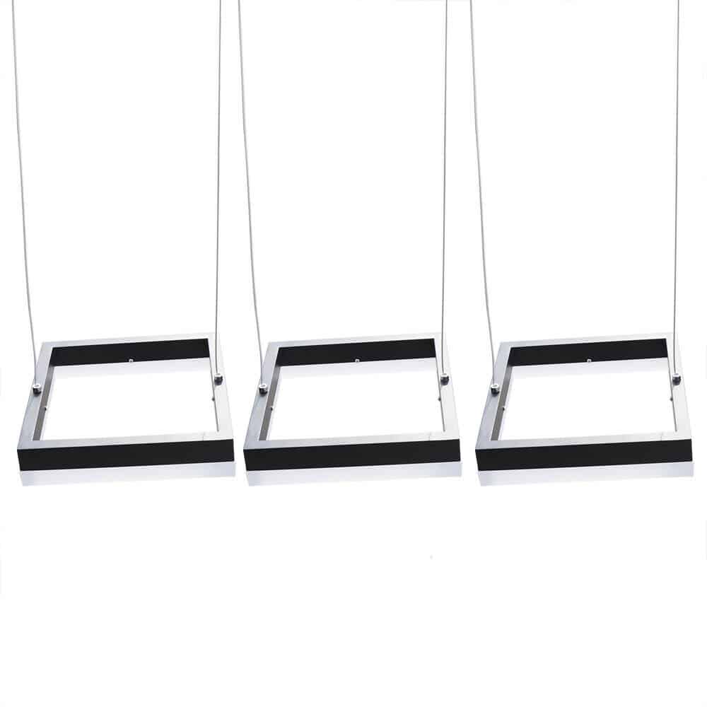 3-Square or 6-Square Pendant Chandelier 6