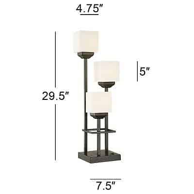 3-Light Tree Bronze Table Lamp 7