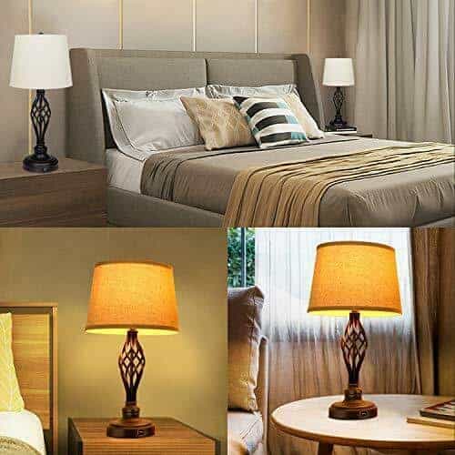 Set of 2 Touch 3-Way Dimmable Table Lamp 8