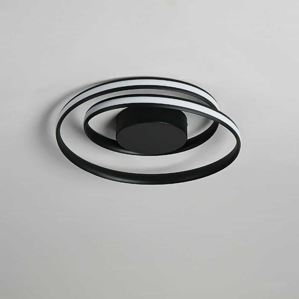 Black Swirls Acrylic Pendant Chandelier 6