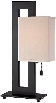 Rectangular Bronze Floating Table Lamp 2
