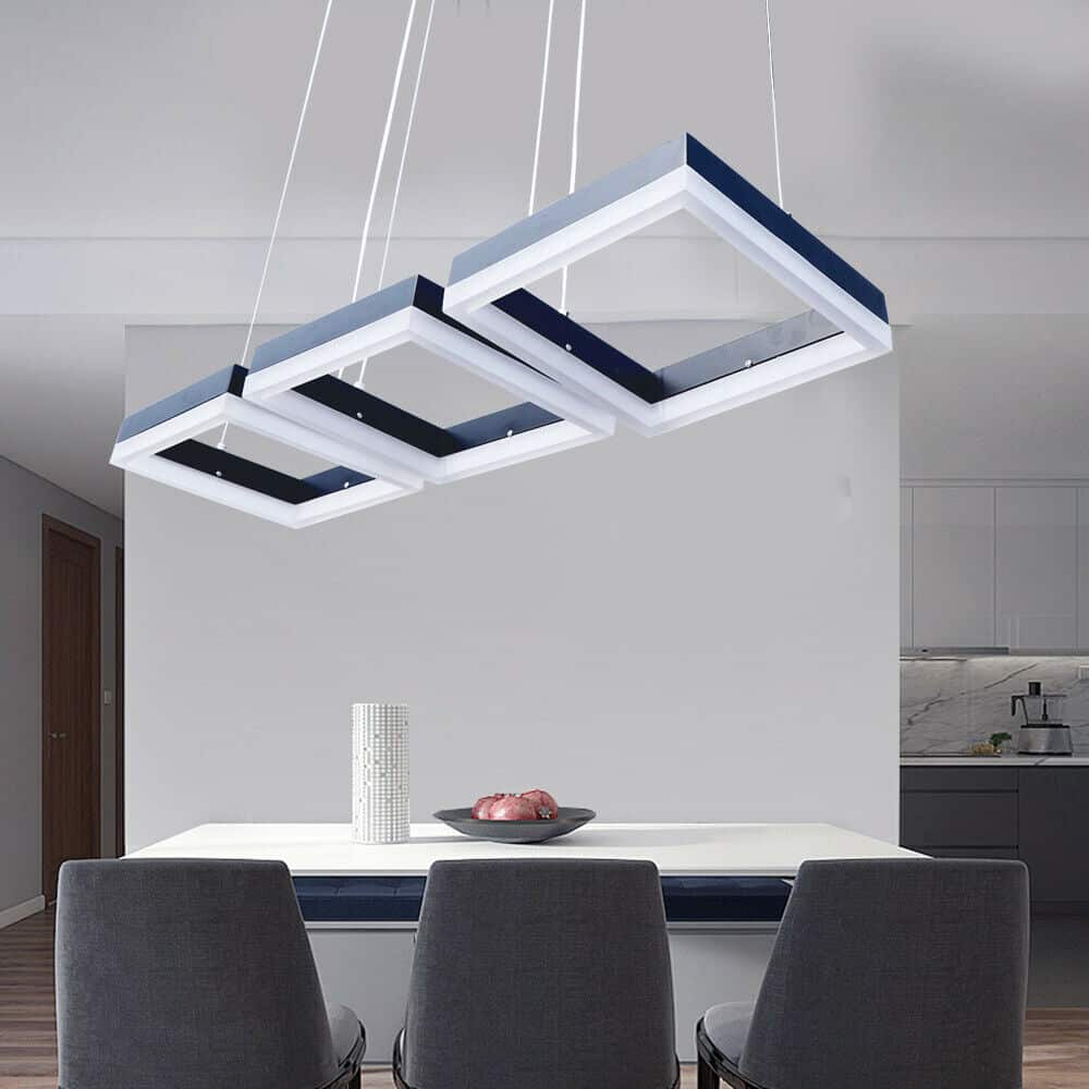 3-Square or 6-Square Pendant Chandelier 4