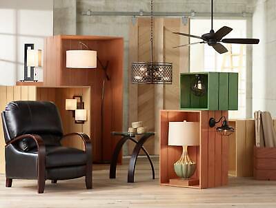 Rectangular Bronze Floating Table Lamp 3