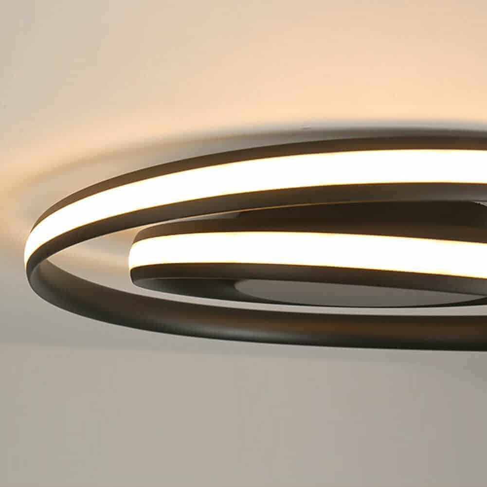 Black Swirls Acrylic Pendant Chandelier 9