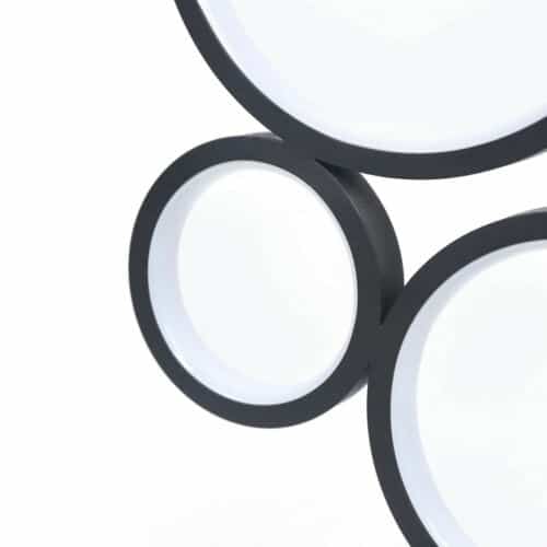 4-Circle Dimmable Halo LED Table Lamp 12