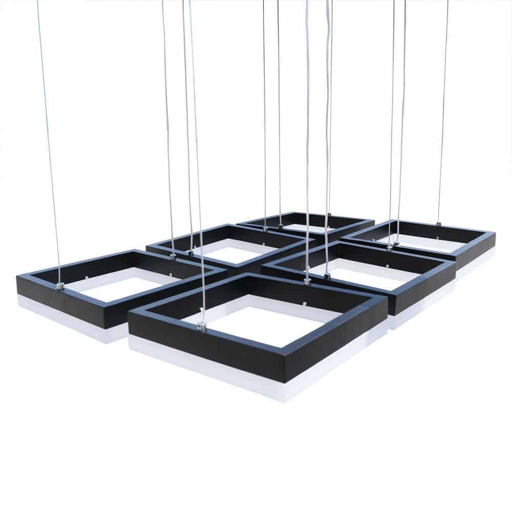 3-Square or 6-Square Pendant Chandelier 9