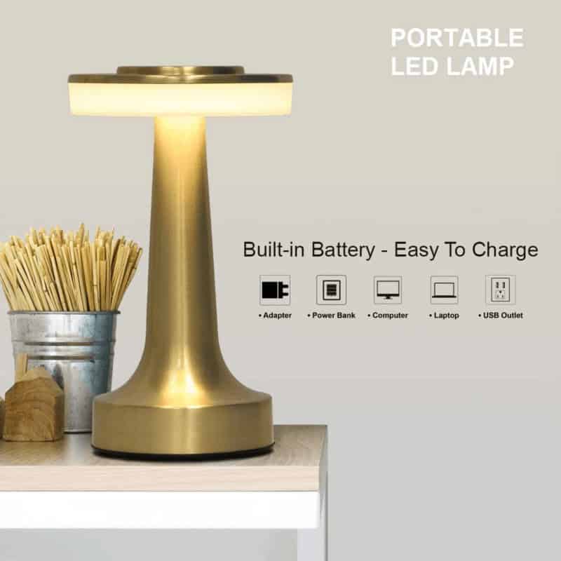 Lamppost Touch Sensor Portable LED Table Lamp 1