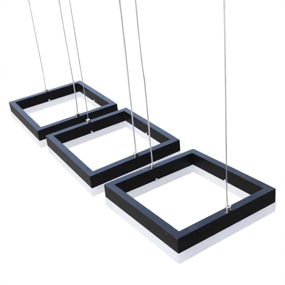 3-Square or 6-Square Pendant Chandelier 5