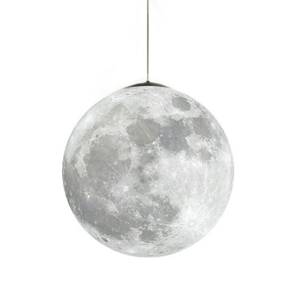 3D Printed Moon Pendant Ceiling Lamp 3