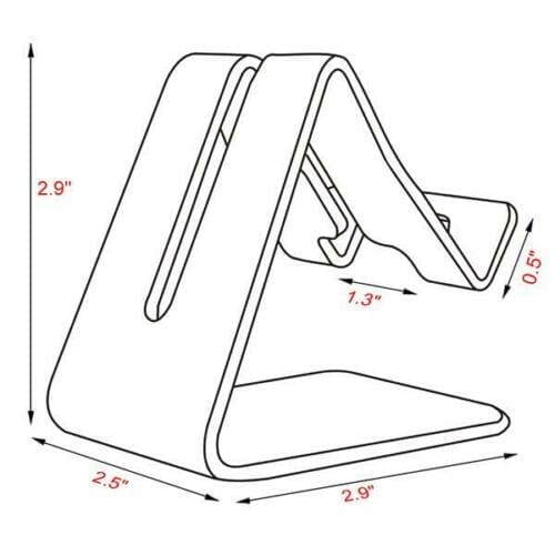 Set of 2 Universal Aluminum Cell Phone Tablet Stand 2
