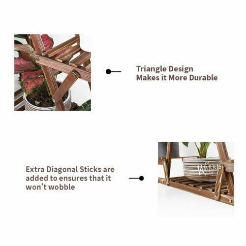 Triangular 6-Tiered Indoor Plant Rack 11