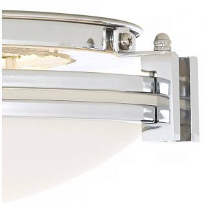 Posinni Chrome Art Deco Ceiling Light 2