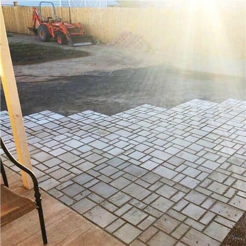 Set of 3 - Modern Style Outdoor Concrete Mold Path Maker 3
