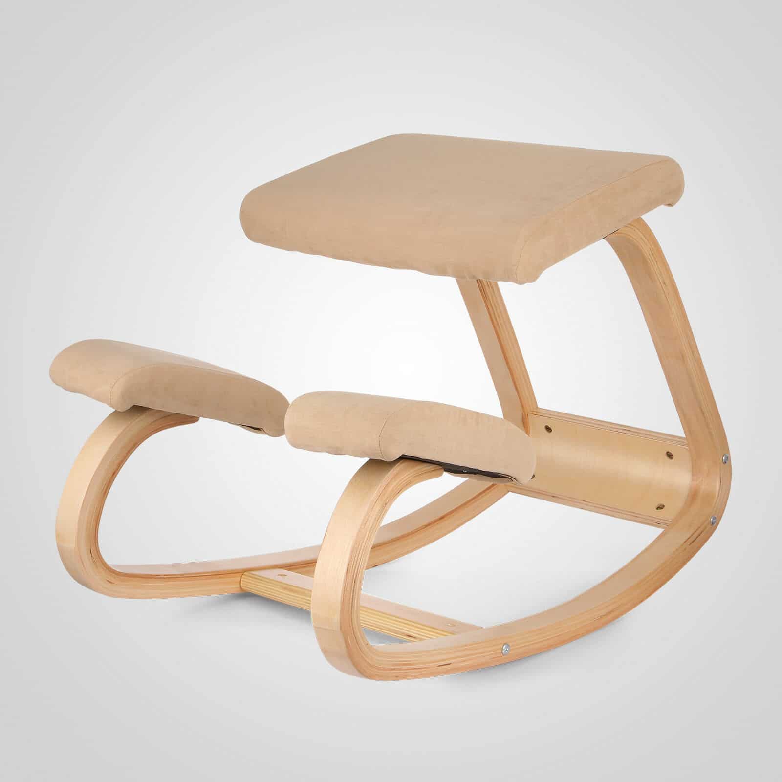 Blue, Black, or Tan Ergonomic Kneeling Chair 4