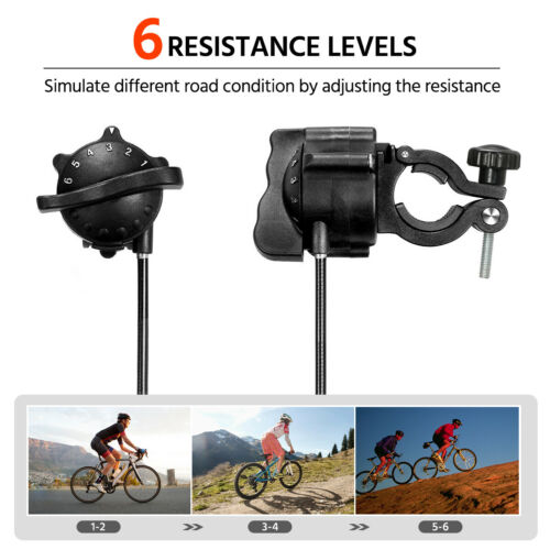 Indoor Magnetic Stationary Bike Trainer w/ 6 speeds 5