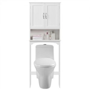 White "Over The Toilet" Bathroom Rack 1