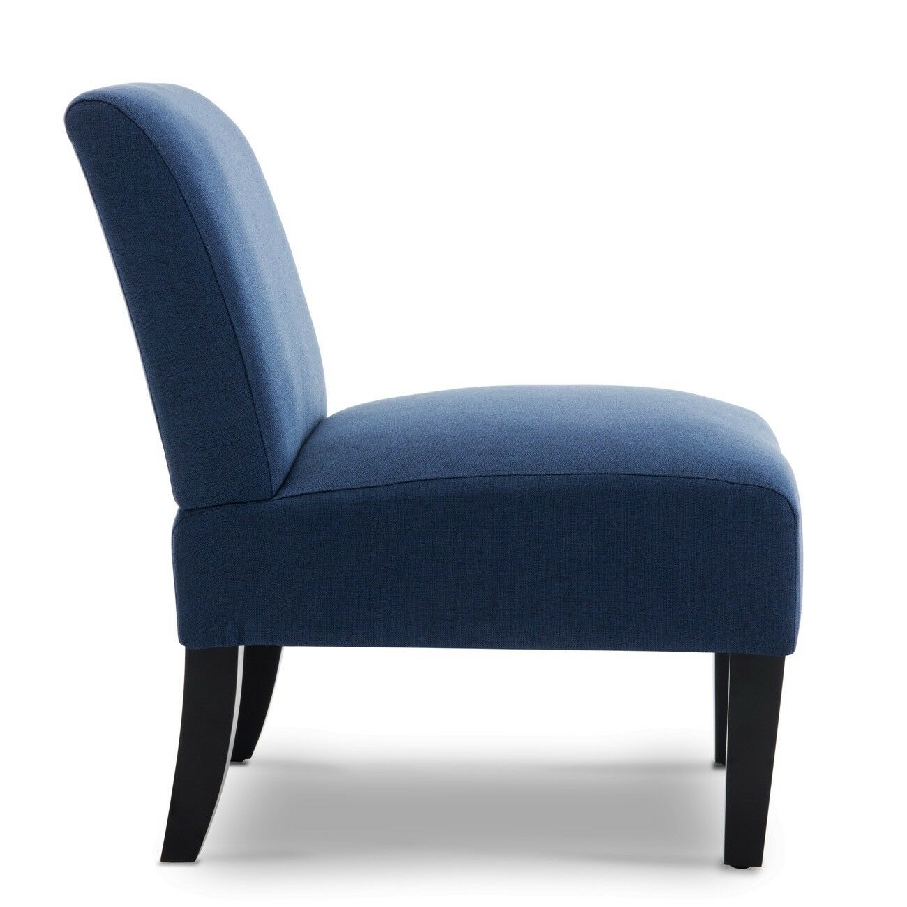 Blue Accent Slipper Living Room Chair 3