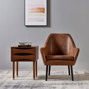 Versanora Dawson Midcentury Modern Wooden Side Table 1