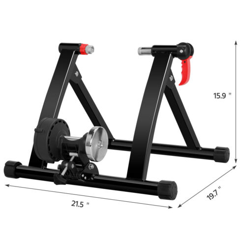 Indoor Magnetic Stationary Bike Trainer w/ 6 speeds 2