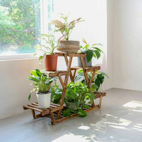Triangular 6-Tiered Indoor Plant Rack 5