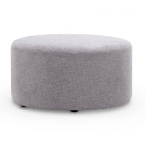 Modern Upholstered 24" Pouf Ottoman 1